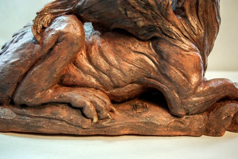 Lion Gargoyle by Linda Saboe