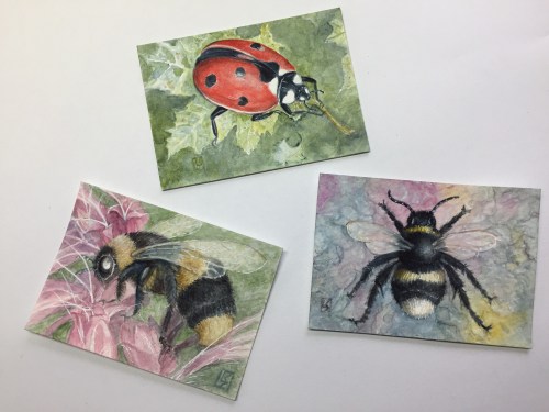 tiny watercolor paintings