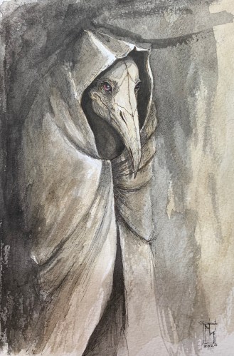 Plague bird by Linda Saboe